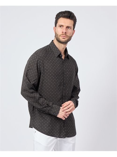 Camicia uomo Armani Exchange in cotone ARMANI EXCHANGE | XM000668-AF10253FC004